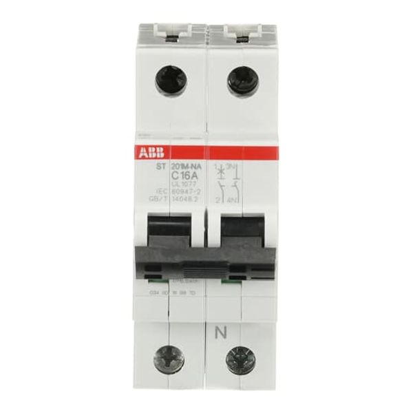 ST201M-C16NA Miniature Circuit Breaker - 2P - C - 16 A image 1