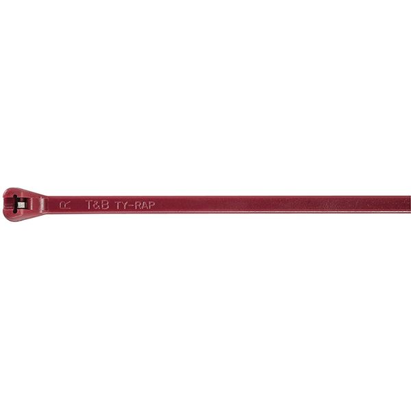 TYV25M CABLE TIE 50LB 7IN MAROON ECTFE image 1