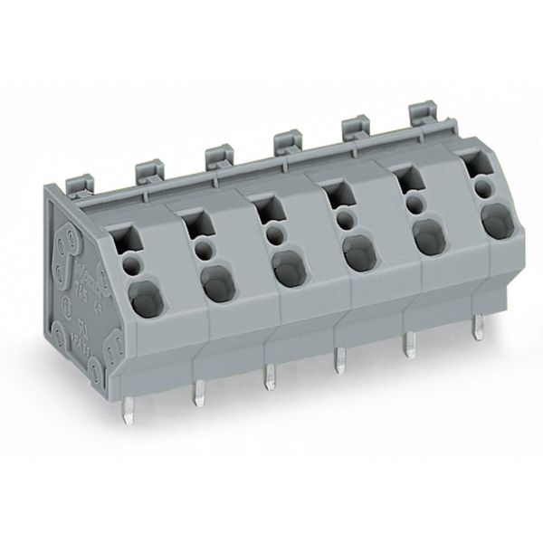 PCB terminal block 4 mm² Pin spacing 10 mm gray image 3