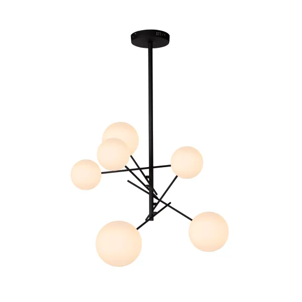 ALARA Pendant light-Black-Ø72-LED-6xG4-1,5W-2700K image 1