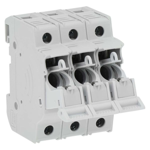 Fuse-holder, LV, 30 A, AC 600 V, 10 x 38 mm, CC, 3P, UL, indicating, DIN rail mount image 13