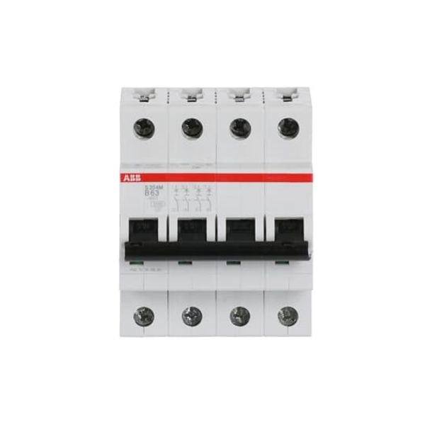 S204M-B63 Miniature Circuit Breaker - 4P - B - 63 A image 5