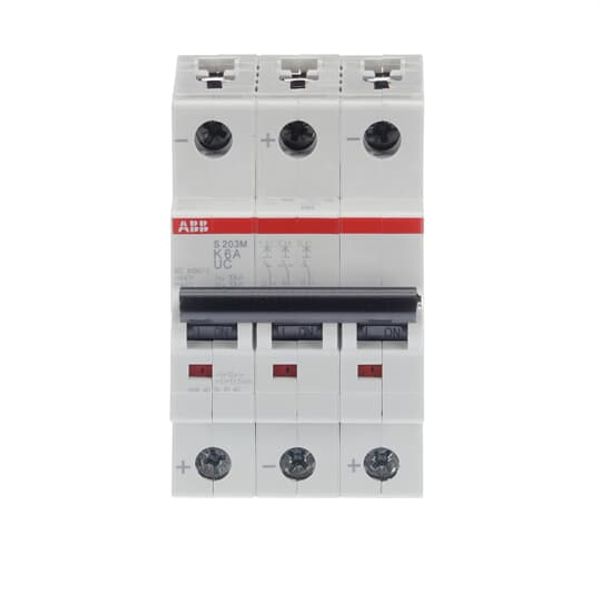 S203M-K6UC Miniature Circuit Breaker - 3P - K - 6 A image 2