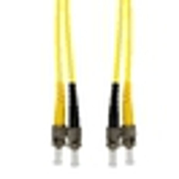 FO Patchcord Duplex ST/ST, 9/125æm OS2, LS0H-3, yellow, 2.0m image 2