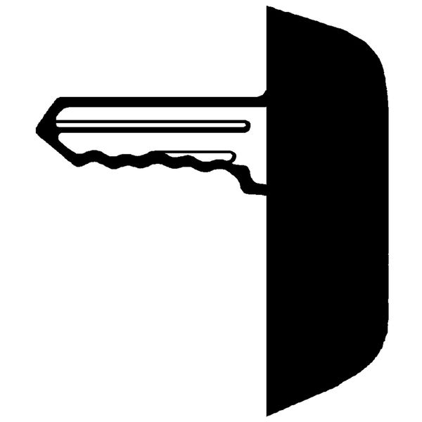 Complete manual handle lock operated with key 405 (2) for Spacial CRN enclosure image 1