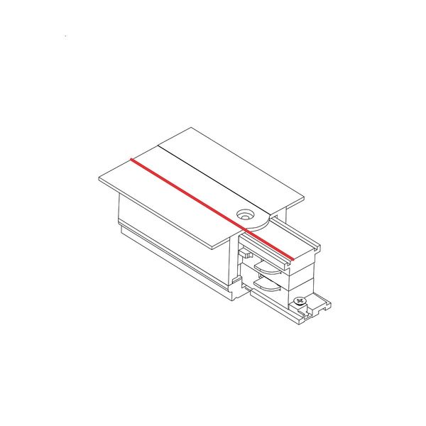 CTLS RECESSED POWER END CAP RIGHT ( PE-R ) BLACK image 1