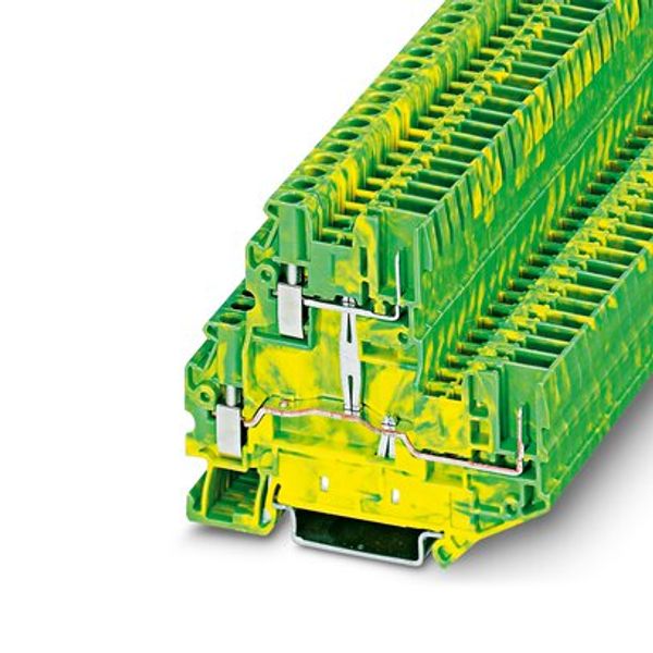 UTTB 2,5/2P-PE - Protective conductor double-level terminal block image 3