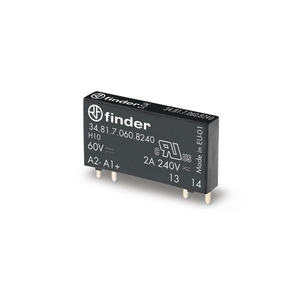 Ultra-Slim PCB relay SSR 1NO 2A/240VAC out. 5VDC/Sensitive (34.81.7.005.8240) image 3