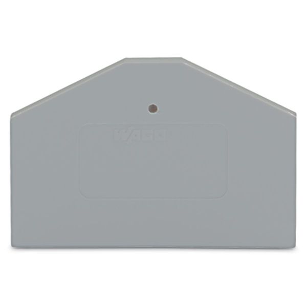 End and intermediate plate 2.5 mm thick gray image 1