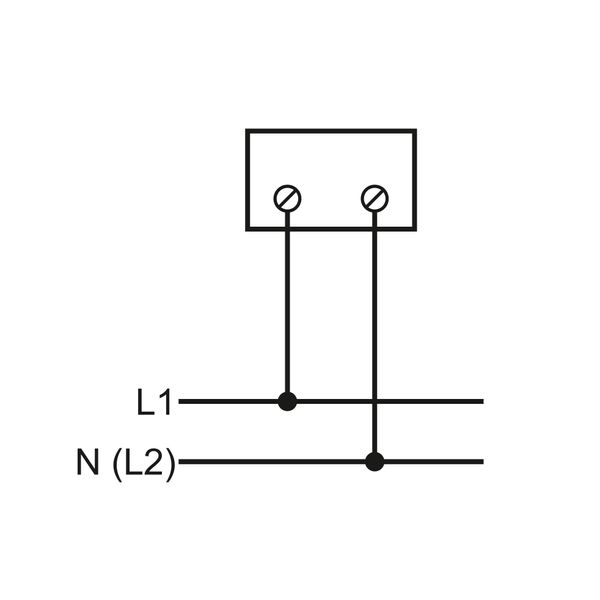 Frequency meter, 72x72mm, 45 to 65Hz, 230VAC image 2