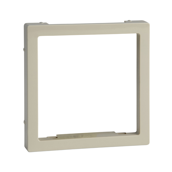 Central plate for emergency light insert, white, glossy, System M image 4