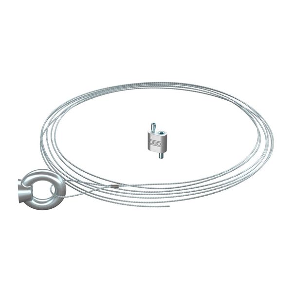 QWT RO 1 1M G Suspension wire with eyelet 1x1000mm image 1