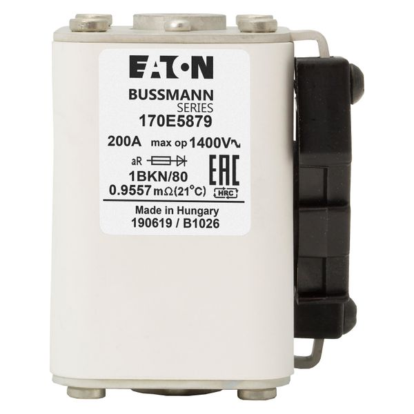 Fuse-link, high speed, 200 A, AC 1400 V, size 1, aR, IEC, with indicator image 15