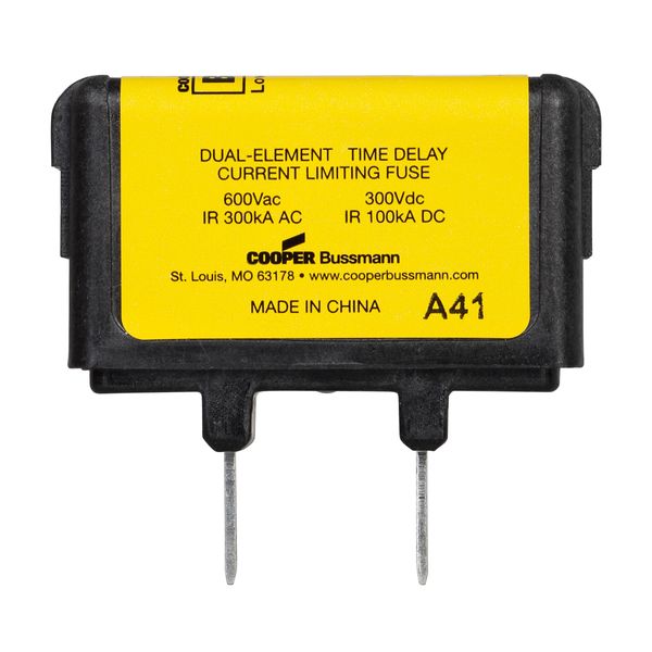 Fuse-link, low voltage, 1 A, AC 600 V, DC 300 V, 20 x 26 x 48 mm, CF, J, 1P, UL, CSA, time-delay, non-indicating image 12