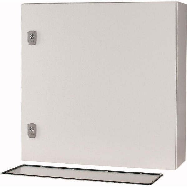 Wall enclosure with mounting plate, HxWxD=600x600x200mm image 8