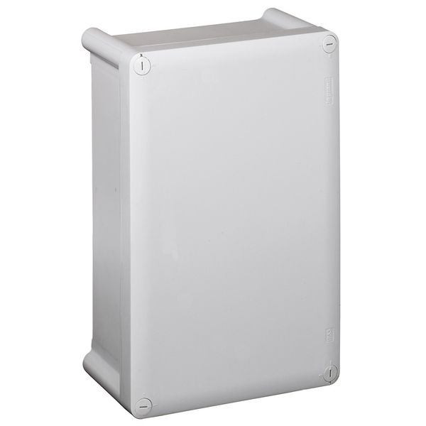 Industrial box - plastic - IP 55 - IK 07 - opaque cover - 130x130x74 mm image 1