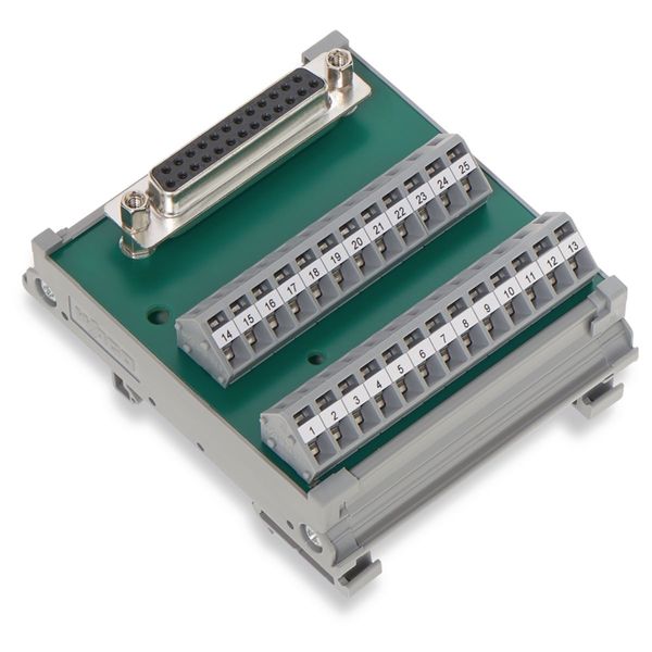 Interface module with solder pin Female connector image 3