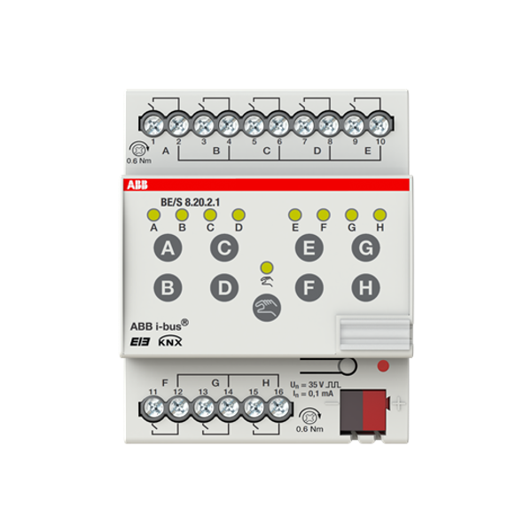 BE/S8.20.2.1 Binary Input, 8-fold, Contact Scanning, MDRC image 8