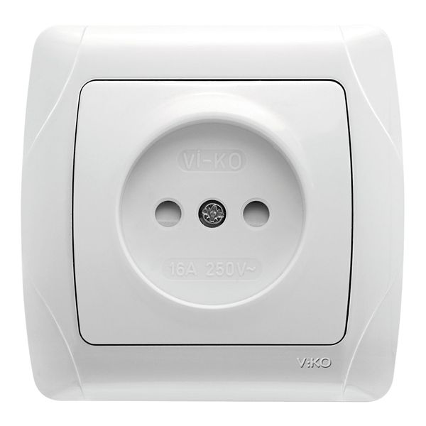 Carmen White (Quick Connection) Child Protected Socket image 1