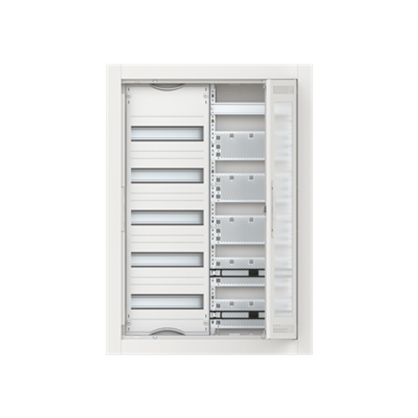 CU25VMW ComfortLine Compact distribution board, Flush mounting, 60 SU, Isolated (Class II), IP30, Rows: 5, 864 mm x 615 mm x 125 mm image 1