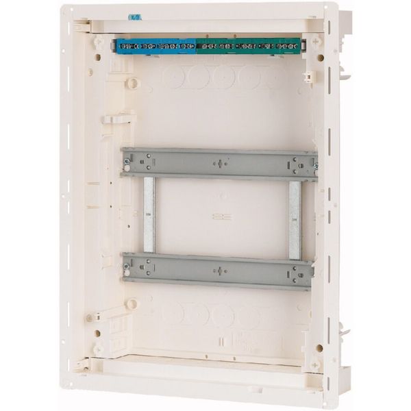 Compact distribution board-flush mounting, 2-rows, super-slim sheet steel door image 10
