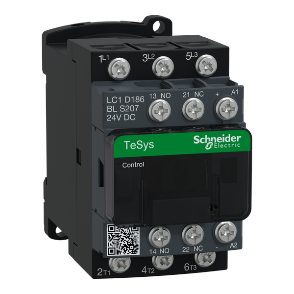 TeSys Deca contactor S207 - 3P (3NO) AC-3/AC-3e 18A =440V - coil 24V DC low image 4