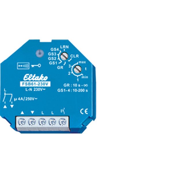 Wireless actuator without N-connection for shading elements and roller shutters image 1