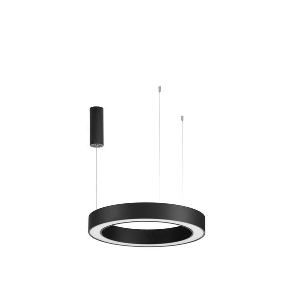 CCT Dimmable Sandy Black Aluminium   & Acrylic  LED 48 Watt 230 Volt   3268Lm 2700K - 4000K IP20  Remote Control Included  D: 60 H: 200 cm Adjustable Height image 1