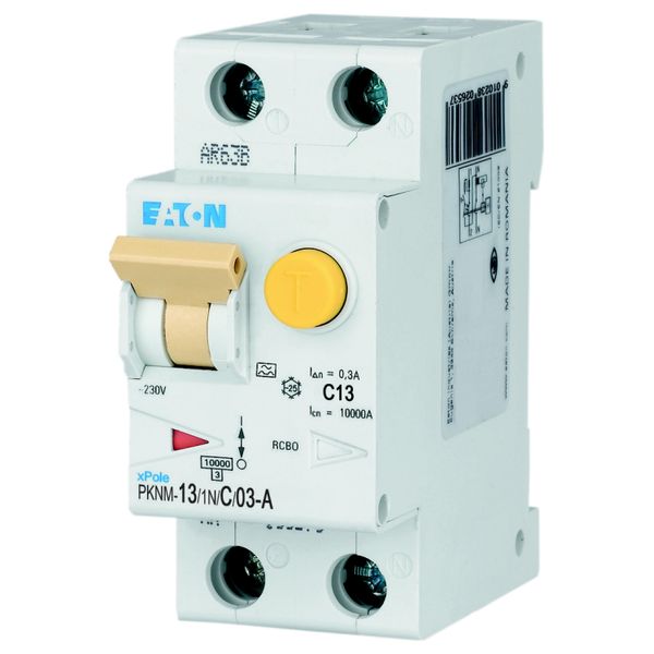 RCD/MCB combination, 13 A, 300 mA, MCB trip characteristic: C, 1p+N, RCD trip characteristic: A image 7