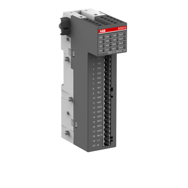 Digital output module. 16 DO relay: 24VDC/24VAC or 100..240VAC 2A (DO573) image 1