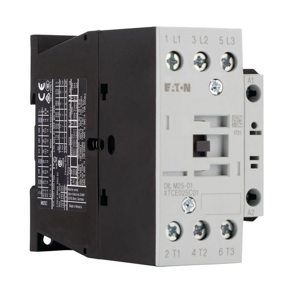 Contactor, 3 pole, 380 V 400 V 11 kW, 1 NC, 230 V 50/60 Hz, AC operation, Screw terminals image 10