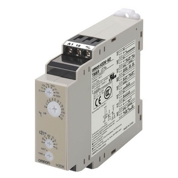 Timer, DIN-rail mounting, multi range, multi mode timer, 8 modes incl. image 2