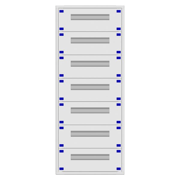 Distribution board insert KVN 60mm, 2-28K, 7-rows image 1
