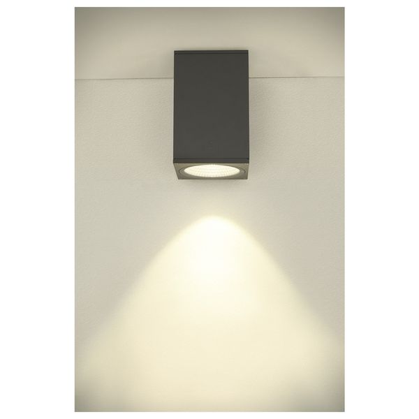 ENOLA SQUARE L, outdoor LED surface-mounted ceiling light anthracite CCT 3000/4000K image 3