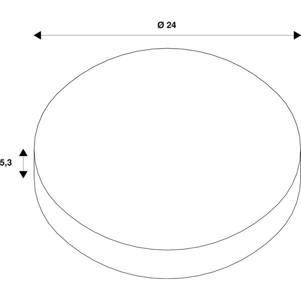 Numinos© M mounting frame, round 240/120mm white image 2