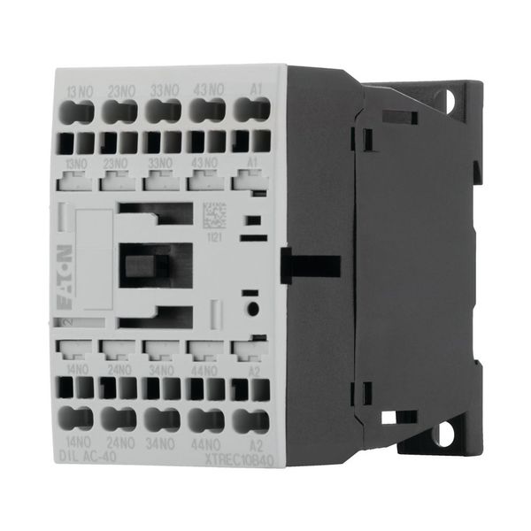 Contactor relay, 230 V 50 Hz, 240 V 60 Hz, 4 N/O, Spring-loaded terminals, AC operation image 14