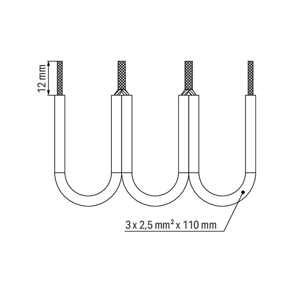 Wire commoning chain 2.5 mm² insulated black image 4