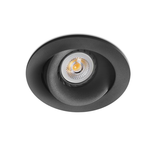 ARGON ADJUSTABLE BLACK RECESSED LAMP GU10 image 2
