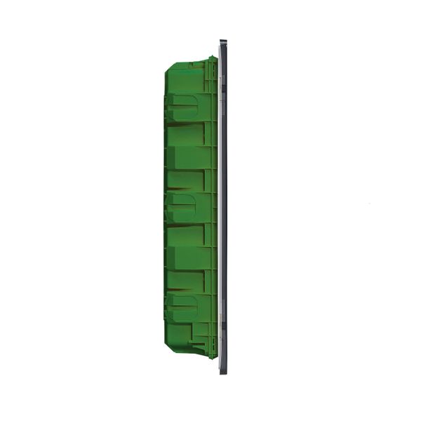 Flush-mounting cabinet Practibox³ - with earth - transparent door - 36 modules image 2