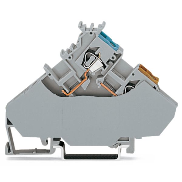 3-conductor sensor supply terminal block with colored conductor entrie image 2