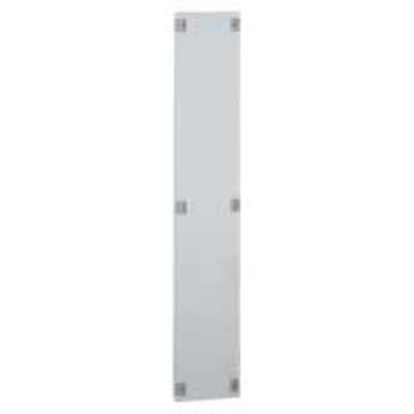 Solid metal faceplate XL³ 400 - for cable sleeves - h 1450 image 1