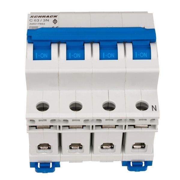 Miniature Circuit Breaker (MCB) AMPARO 10kA, C 63A, 3+N image 2