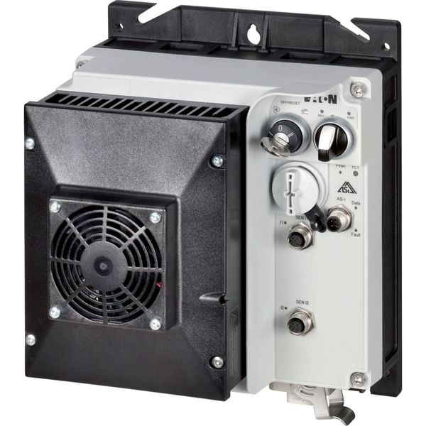 Speed controllers, 8.5 A, 4 kW, Sensor input 4, 180/207 V DC, AS-Interface®, S-7.4 for 31 modules, HAN Q5, with fan image 10