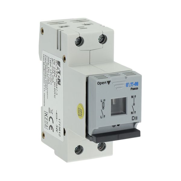 Fuse switch-disconnector, LPC, 25 A, service distribution board mounting, 1 pole, DII image 22