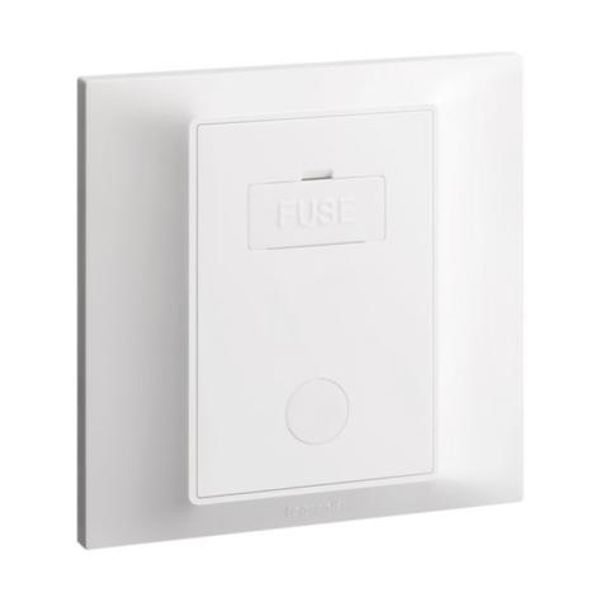 Belanko S unswitched Fused Connection Unit + cord outlet - White image 1