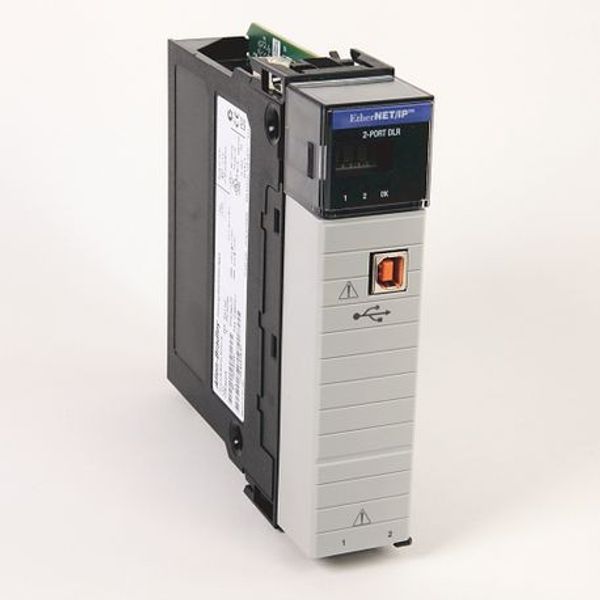 Allen-Bradley, 1756-EN3TR, EtherNet dual port 10-100M Interface Module (supports 128 TCP/IP connections, up to 128 axis), CIP motion module image 1