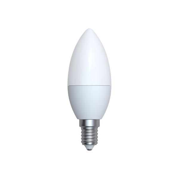 Bulb LED E14 candle 5W 400lm 3000K dimmable image 1