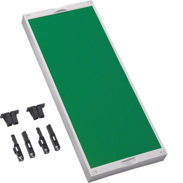 Assembly unit, universN,600x250mm, protection cover, green image 1