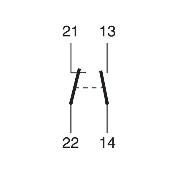 Auxiliary Contact 1NO+1NC TO L, for BR Breakers image 3