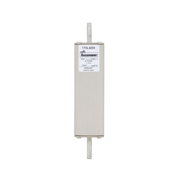 Fuse-link, high speed, 100 A, AC 2000 V, compact size 1, 43 x 58 x 200 mm, aR, DIN, IEC, single indicator image 14